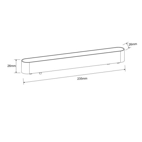 Reflektor Magnetic Slim Lumo 12W LED CCT czarny