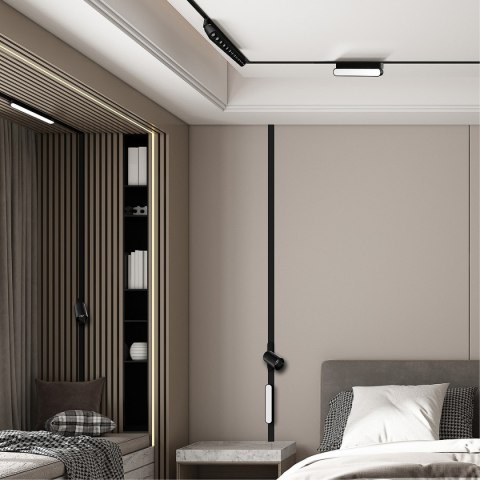 Reflektor Magnetic Slim Zing 12W LED CCT czarny