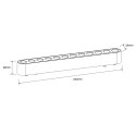 Reflektor Magnetic Slim Zing 12W LED CCT czarny