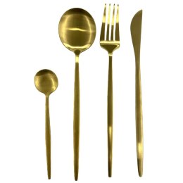 Zestaw sztućców Gilded złote na 6 osób ( Rozmiar: uniwersalny )