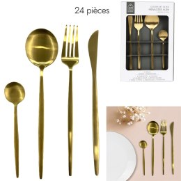 Zestaw sztućców Gilded złote na 6 osób ( Rozmiar: uniwersalny )