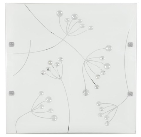 ARTY LAMPA SUFITOWA PLAFON 40X40 16W LED KRYSZTAŁKI 6500K