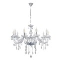 Cristallo lampa wisząca chromowy 10x40W E14 transparentny
