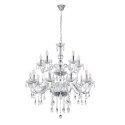 Cristallo lampa wisząca chromowy 15x40W E14 transparentny