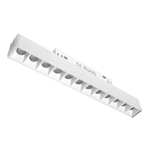 Lampa z diodami do szyn magnetycznych biała 12W 4000K DDCX-GS12-220 - TYP B