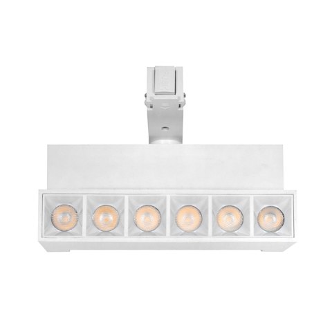 Lampa z diodami do szyn magnetycznych biała łamana 6W 4000K DDCX-GDZD6 - TYP B