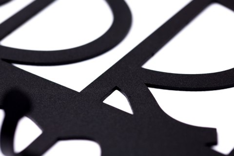 Wieszak ścienny Dzień dobry 02 czarny ( Rozmiar: uniwersalny )