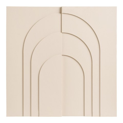 Dekoracja ścienna Ina - Relief, beżowy 60x60 cm ( Rozmiar: uniwersalny )
