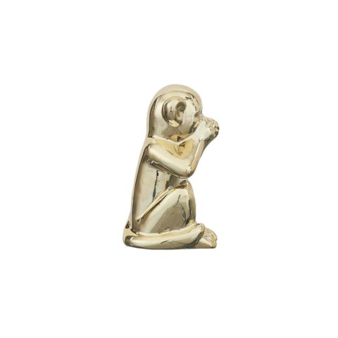 Figurka Monkey złota S ( Rozmiar: uniwersalny )