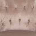Fotel Sixtine velvet beżowy ciemny ( Rozmiar: uniwersalny )
