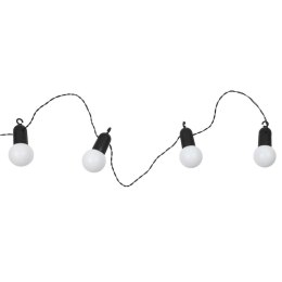 Girlanda ogrodowa żarówkowa 20 LED biała ( Rozmiar: uniwersalny )