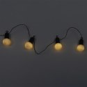 Girlanda ogrodowa żarówkowa 20 LED biała ( Rozmiar: uniwersalny )