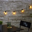 Girlanda ogrodowa żarówkowa 20 LED biała ( Rozmiar: uniwersalny )