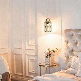 Złota lampa wisząca Lira 1