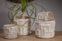 Ceramiczna Osłonka donicy LENI-M