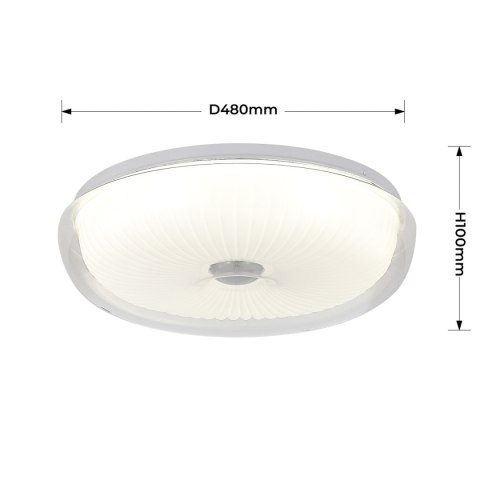 Plafon Luniq 50 cm biały LED CCT