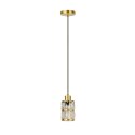 Złota lampa wisząca Lira 1