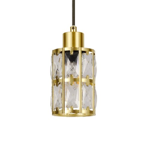 Złota lampa wisząca Lira 1
