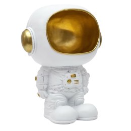 Figurka Astronauta z funkcją przechowywania biała/złota ( Rozmiar: uniwersalny )