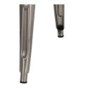 Hoker D2.DESIGN Paris Back 75 cm metalowy srebrny z oparciem, insp. Tolix ( Rozmiar: uniwersalny )