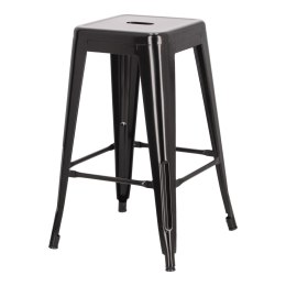 Hoker Paris 66cm czarny inspirowany Tolix ( Rozmiar: uniwersalny )