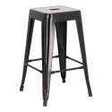 Hoker Paris 66cm czarny inspirowany Tolix ( Rozmiar: uniwersalny )