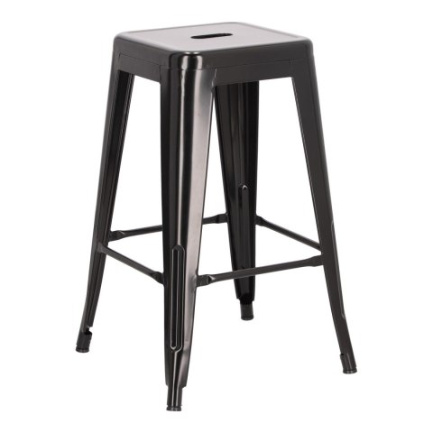 Hoker Paris 66cm czarny inspirowany Tolix ( Rozmiar: uniwersalny )