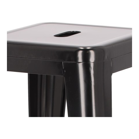 Hoker Paris 66cm czarny inspirowany Tolix ( Rozmiar: uniwersalny )