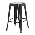 Hoker Paris 66cm czarny inspirowany Tolix ( Rozmiar: uniwersalny )