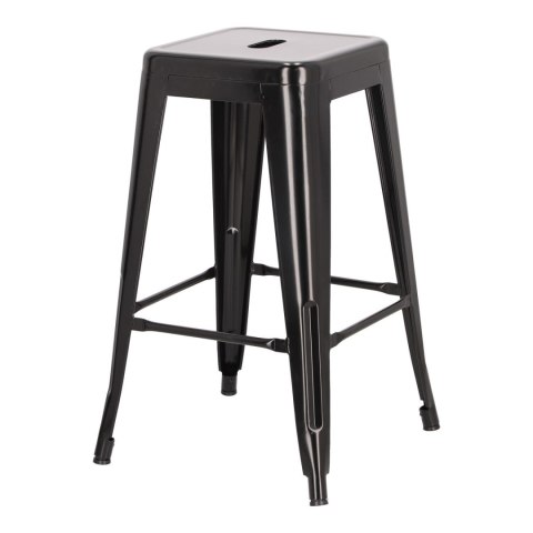 Hoker Paris 66cm czarny inspirowany Tolix ( Rozmiar: uniwersalny )