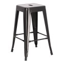 Hoker Paris 66cm czarny inspirowany Tolix ( Rozmiar: uniwersalny )