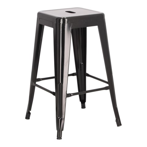 Hoker Paris 66cm czarny inspirowany Tolix ( Rozmiar: uniwersalny )
