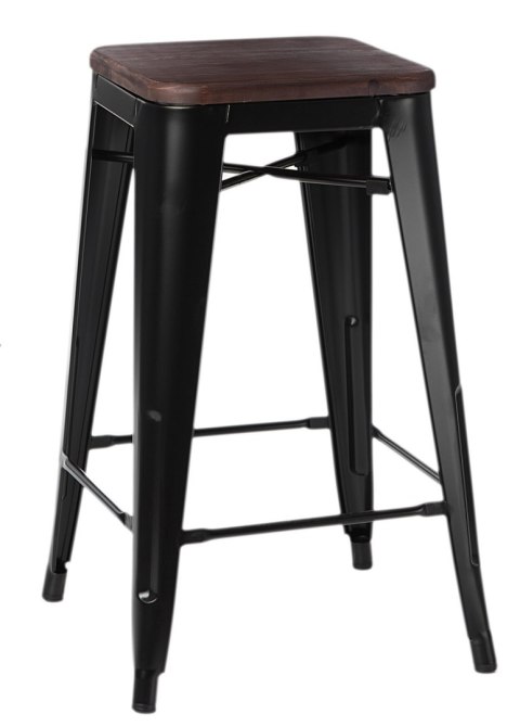 Hoker Paris Wood 65cm czarny sosna orzech ( Rozmiar: uniwersalny )