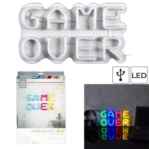 Lampka dekoracyjna LED GAME OVER neon na ścianę ( Rozmiar: uniwersalny )