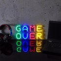 Lampka dekoracyjna LED GAME OVER neon na ścianę ( Rozmiar: uniwersalny )