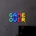 Lampka dekoracyjna LED GAME OVER neon na ścianę ( Rozmiar: uniwersalny )