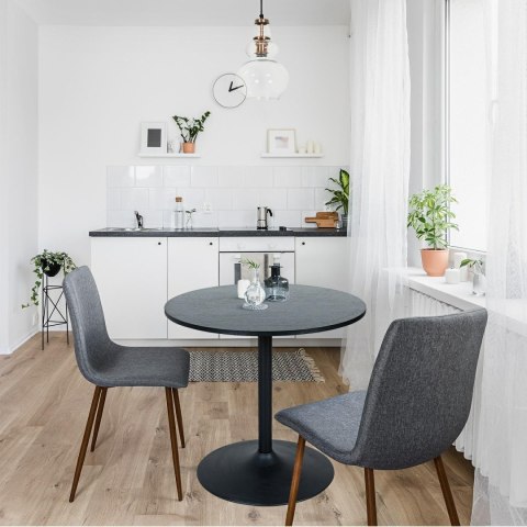 Stół Hvar 80 czarny ( Rozmiar: uniwersalny )