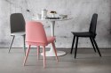 Stół okrągły Simplet Skinny White MDF metal biały 60 cm na 1 nodze ( Rozmiar: uniwersalny )