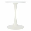 Stół okrągły Simplet Skinny White MDF metal biały 60 cm na 1 nodze ( Rozmiar: uniwersalny )