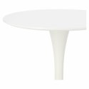 Stół okrągły Simplet Skinny White MDF metal biały 60 cm na 1 nodze ( Rozmiar: uniwersalny )