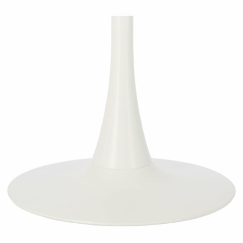 Stół okrągły Simplet Skinny White MDF metal biały 60 cm na 1 nodze ( Rozmiar: uniwersalny )