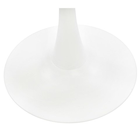 Stół okrągły Simplet Skinny White MDF metal biały 80 cm na 1 nodze ( Rozmiar: uniwersalny )
