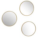 Zestaw 3 luster Toronto złotych, okrągłych 26cm ( Rozmiar: uniwersalny )