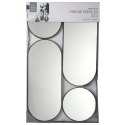 Zestaw 4 luster Deco Round czarny ( Rozmiar: uniwersalny )