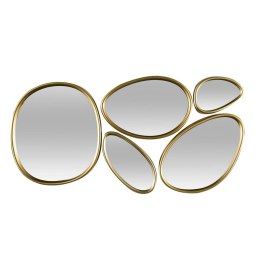 Zestaw 5 luster Organic Shape złote ( Rozmiar: uniwersalny )