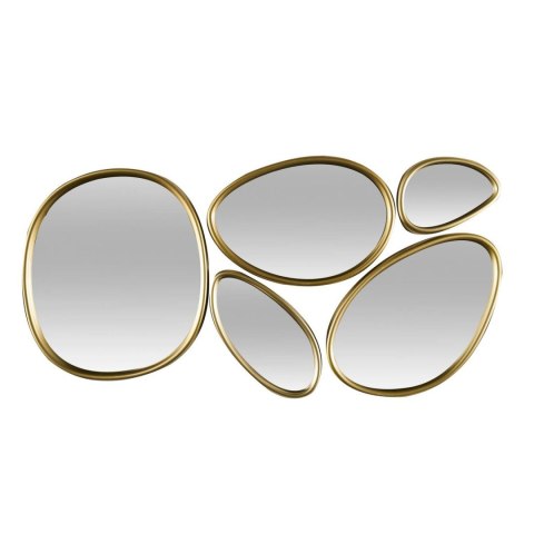 Zestaw 5 luster Organic Shape złote ( Rozmiar: uniwersalny )