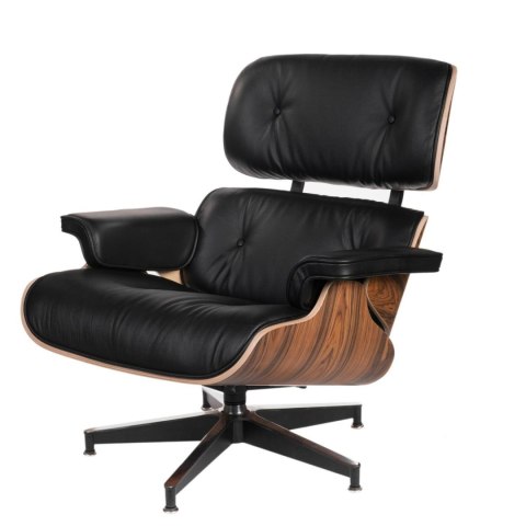 Fotel Vip czarny/rosewood/standard base ( Rozmiar: uniwersalny )