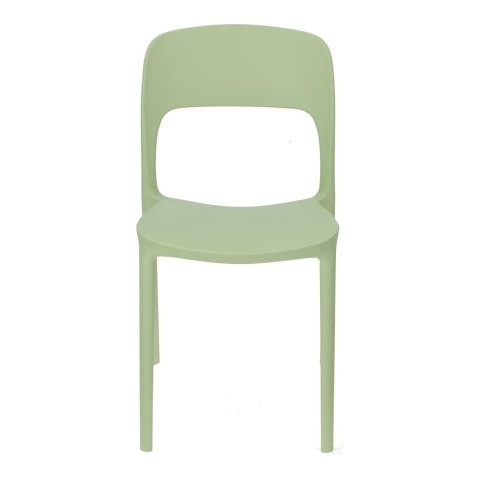 Krzesło do jadalni Flexi nowoczesne z tworzywa szałwiowe sztaplowane ( Rozmiar: uniwersalny )