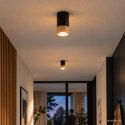 CONTI LAMPA SUFITOWA TUBA 1X15W GU10 5,5/10 CZARNY+DREWNIANY