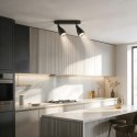 Campana 2 spot czarny 2xGU10